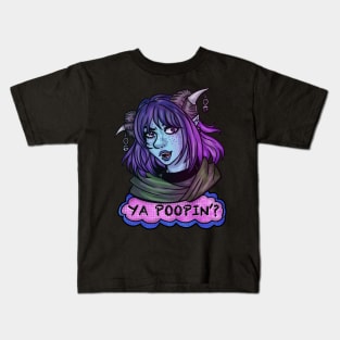 Ya POOPIN? Kids T-Shirt